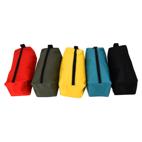 Small Multifunctional Zippered Tool Pouch 30x11cm in 5 Colors 1
