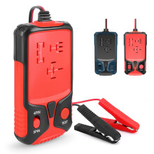 12V Auto-Relais-Testgerät, 13x6,8cm Auto-Relais-Diagnosegerät, Schwarz/Rot