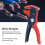 Pelacables BST-318 0,2-4,0 mm², acero ajustable 4