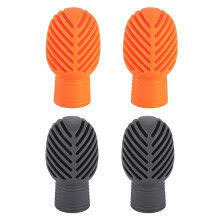 Drum Mute Silicone Drumstick 4-Piece Set For Practice, Silent Drumming, Percussion Accessory