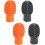 Drum Mute Silicone Drumstick 4-Piece Set For Practice, Silent Drumming, Percussion Accessory 2