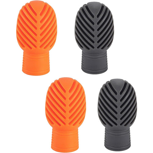 Drum Mute Silicone Drumstick 4-Piece Set For Practice, Silent Drumming, Percussion Accessory 1