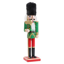 Festliche hölzerne Nussknacker-Soldatenfigur,-Axt-Modell