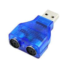 Hot Sale PS/2 6Pin 2.0 Laptop Dual PS/2 Mini Din to USB Male