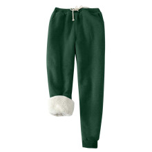 Jogginghose für Damen, mit Fleece gefüttert,-Armeegrün S