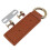 D Rings D-Shape Buckle Clips for Webbing Strap-brown buckle 1