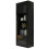 Creative Furniture Illume Display Cabinet 170cm - Black with Gloss Doors 7
