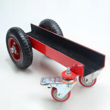 Panel Dolly Granite Slab Dolly, 4-Inch Channel, All-Terrain Drywall Panel Mover, 550 Lb Capacity, Sheet Carrier (B)