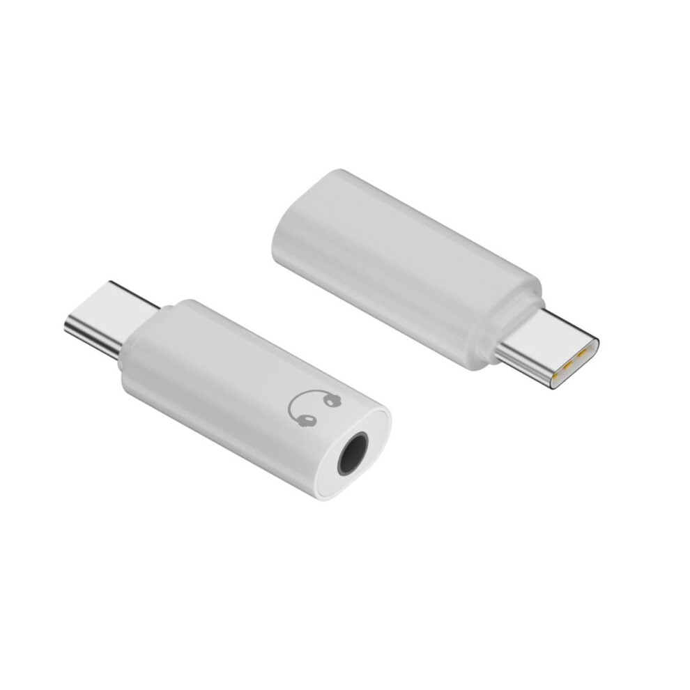 Usb C Male To 3.5Mm Female Audio Headphone Adapter For Usb-C Smartphones And Laptops White 9067246519544