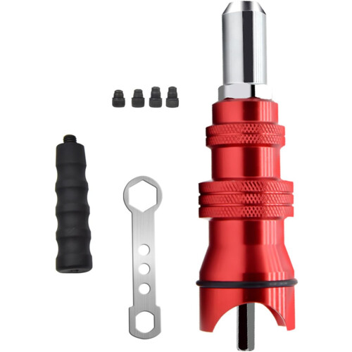 Professional Rivet Gun Cordless Rivet Drill Tool With Rivet Gun Adapter And Removable Handles For Processing Rivets 1