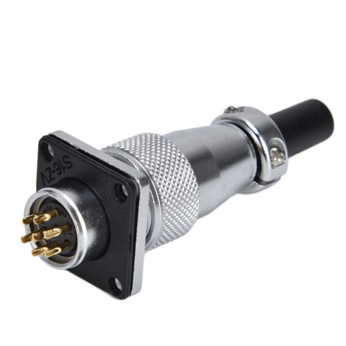 Douille aviation WS16 400V 5A Φ1x7, argent