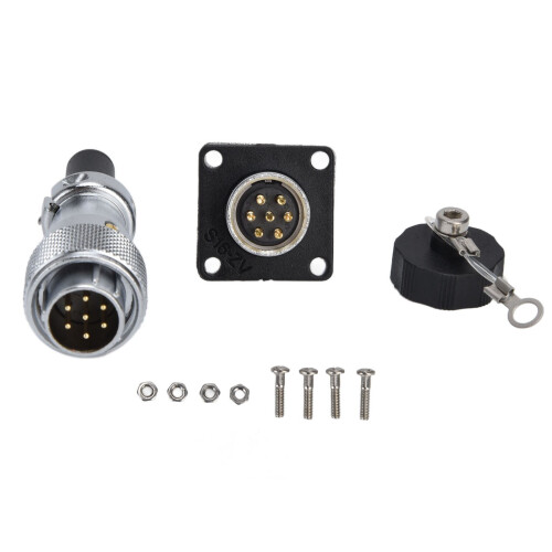 Douille aviation WS16 400V 5A Φ1x7, argent 1