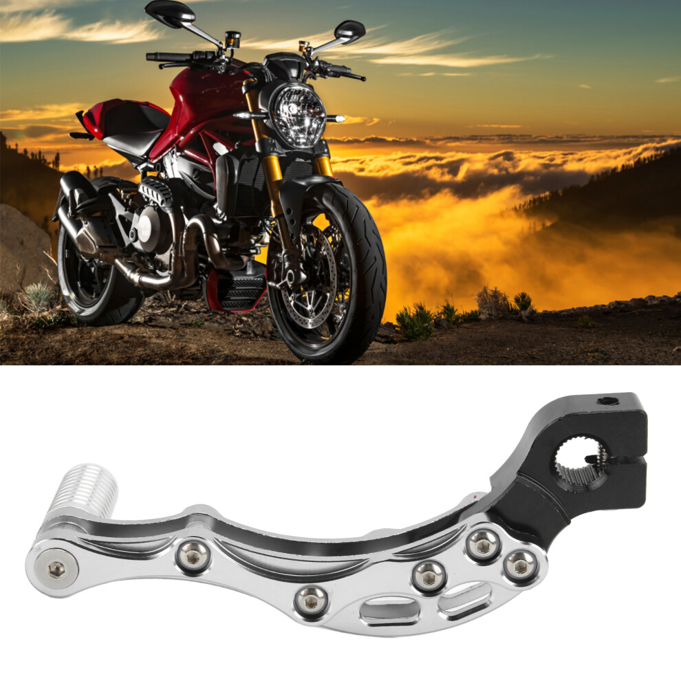 Kick Starter Start Lever Universal Alloy For Motorcycle Scooter Silver 4921357987775