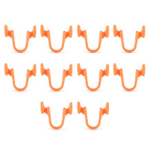 10pcs Silicone Nasal Dilator Snores stopper for Night-Orange