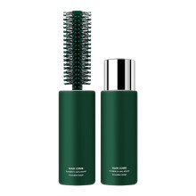 TangleFree Circular Hair Tool NonSlip Grip For-dark green