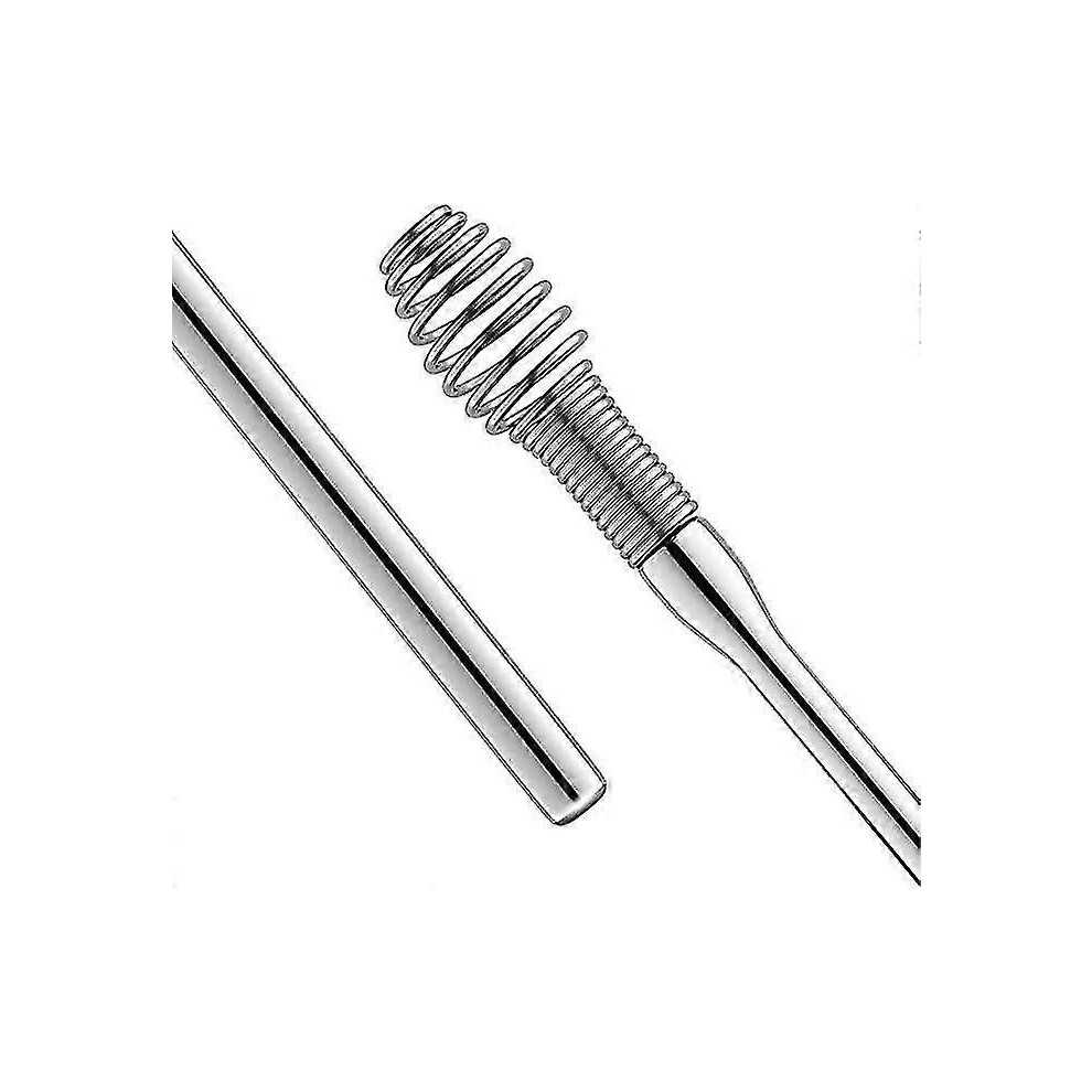 Kikidex (As Show, One Size) Ear Wax Removal Stainless Steel 360 Spiral Ear Care Tools