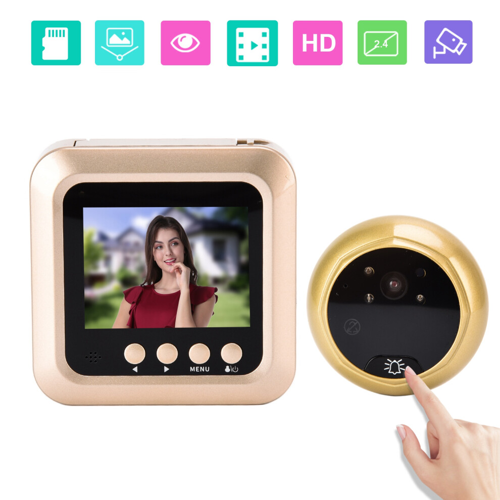 Smart Video Doorbell 2.4In Tft Lcd Night Vision 145 720P 6911357989778