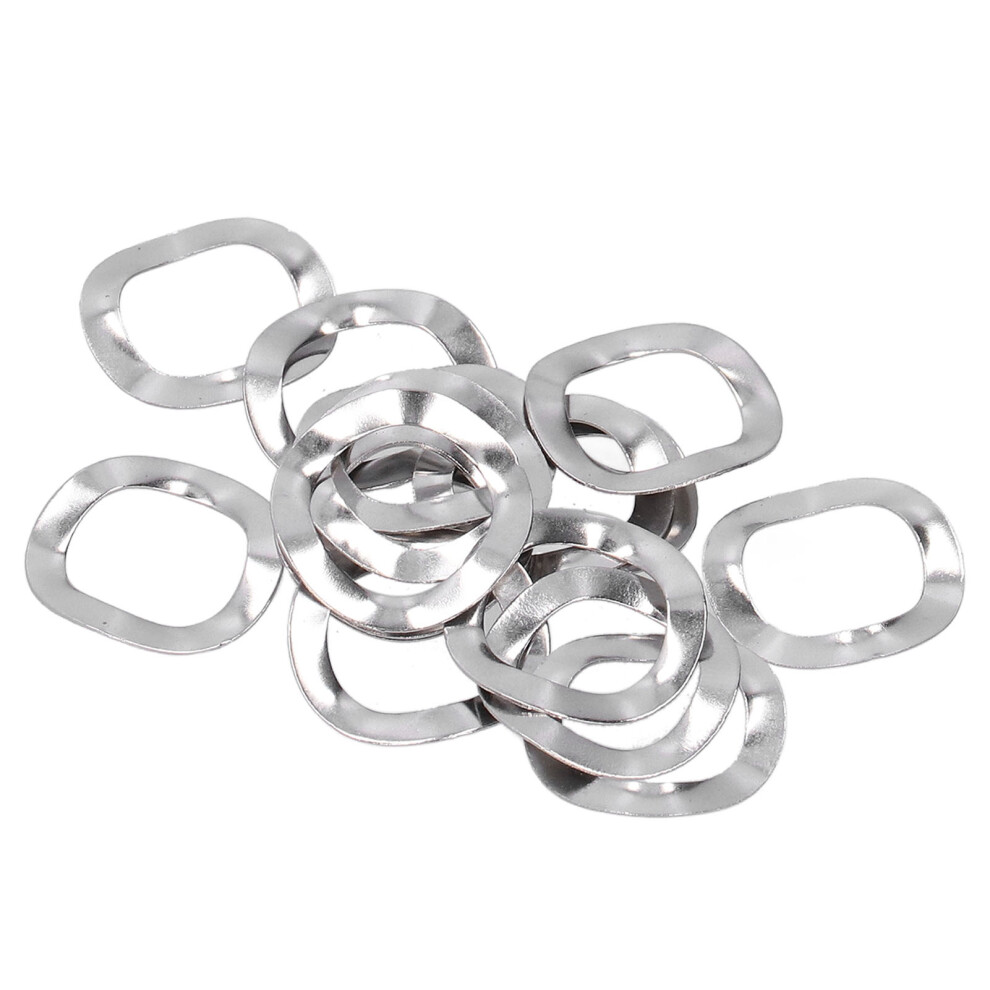 Durable 100Pcs M5 Wave Washer Assortment A2 Stainless Fasteners 7891357990037