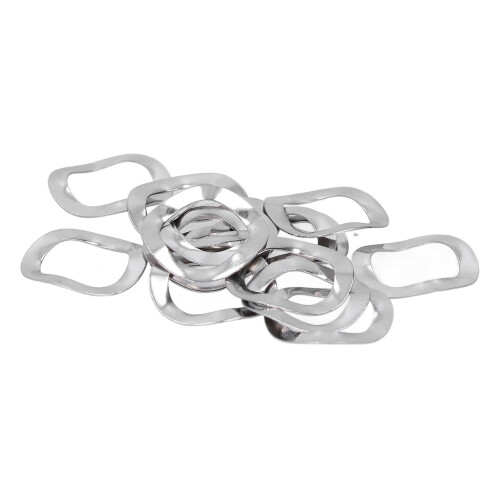 100 Stück A2 Edelstahl Crinkle Wave Scheiben M8 Sortiment Set 2