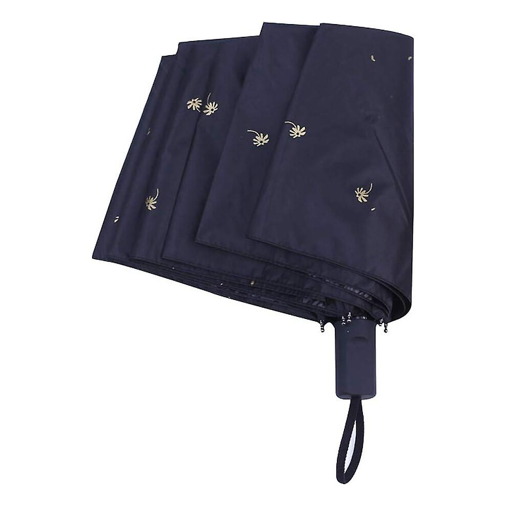 Kikidex (As Show, One Size) Mini Compact Umbrellas Lightweight Uv Protection Windproof Travel Umbrella For Sunny And Rainy