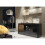 Creative Furniture Aurora Sideboard 145cm - Black with Gloss Doors 6