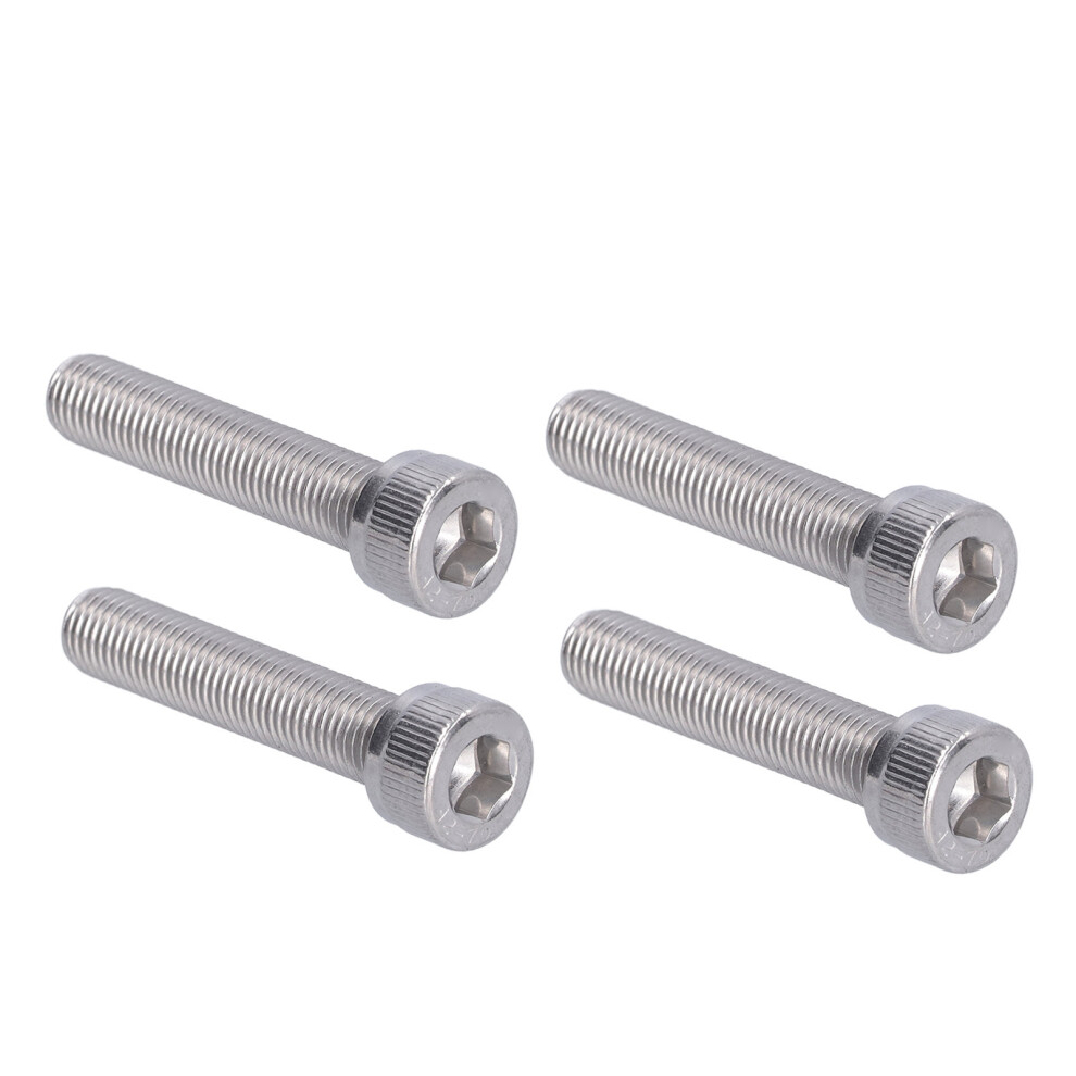 4Pcs M10x50 A2 Stainless Steel Hex Bolt Socket Cap Screw Hardware 8271357990302