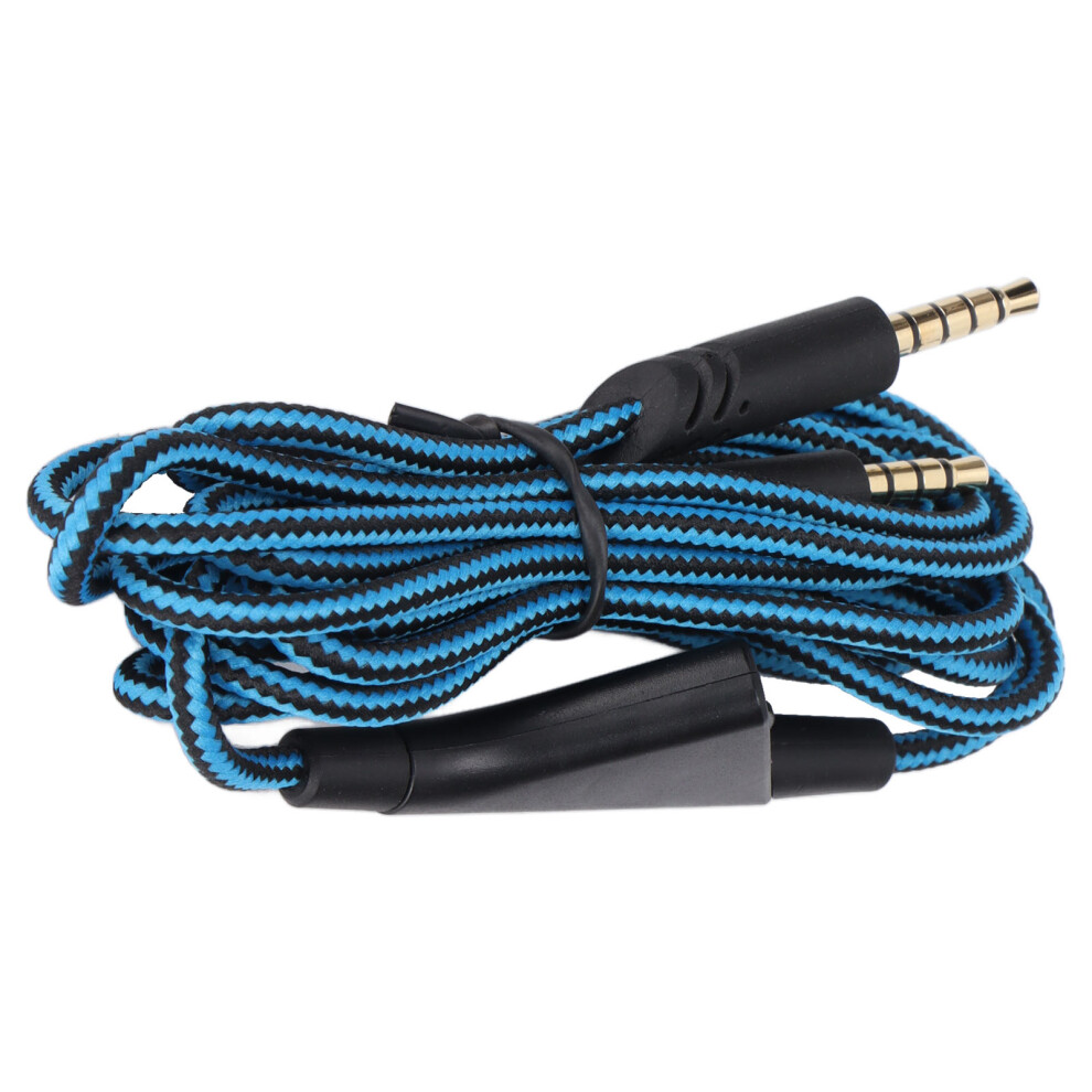 3.5Mm Replacement Audio Cable W/Volume Control For A10 A40tr Headsets Blue 8141357991824