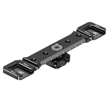 Cold Shoe Mount Extension Bar Microphone Bracket LED Light Stand