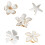 Eye Catching White Flower Ring with Big-03 white ring 0781k2 2