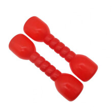 Light Weight Easy to Grip Plastic Dumbbells for Children Kids