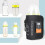 Chauffe-lait USB LCD Noir Type-C Contrôle de température 6