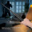 Black Telescopic Hiking Stick 64cm Foldable Anti-Slip Grip 9
