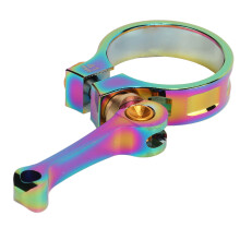 41mm Aluminum Alloy Bike Seatpost Clamp Quick Release 33.9mm Colorful