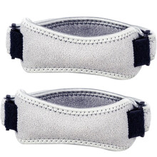 Elastic Patella Knee Brace Adjustable Knee Support Strap for Running Football Grey