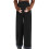 Comfortable Stretch Polyester Maternity Pants Loose For-Black M 1