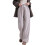 Comfortable Maternity Pants With Adjustable-Oatmeal color M 1