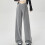 Stylish Pregnancy Comfortable Trousers Soft Stretchable-Gray L 6