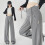 Stylish Pregnancy Comfortable Trousers Soft Stretchable-Gray L 5