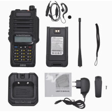 IP67 Waterproof Double Band Two Way Radio High-Add headphones