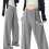 Stylish Pregnancy Comfortable Trousers Soft Stretchable-Gray L 4
