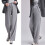 Comfortable Maternity Pants With Adjustable Waist-Milky white M 4