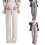 Comfortable Maternity Pants With Adjustable Waist-Milky white M 3
