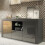 Creative Furniture Aurora Sideboard 145cm - Dark Grey with Gloss Doors 5