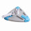 Triangular Pool Vacuum Head Inground Pool Scrub Brush for Wall and Floor Cleaning Compatible with Telescoping Poles 1