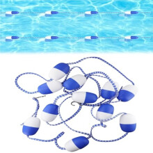 Pool Safety Divider Rope With Floating Balls For Dividing Dangerous Areas And Swimming Lanes, Durable And Visible