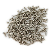 100Pcs Pickguard Screws Set Guitar Mounting Screws for-Silver