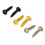 100Pcs Pickguard Screws Set Guitar Mounting Screws for-Silver 5