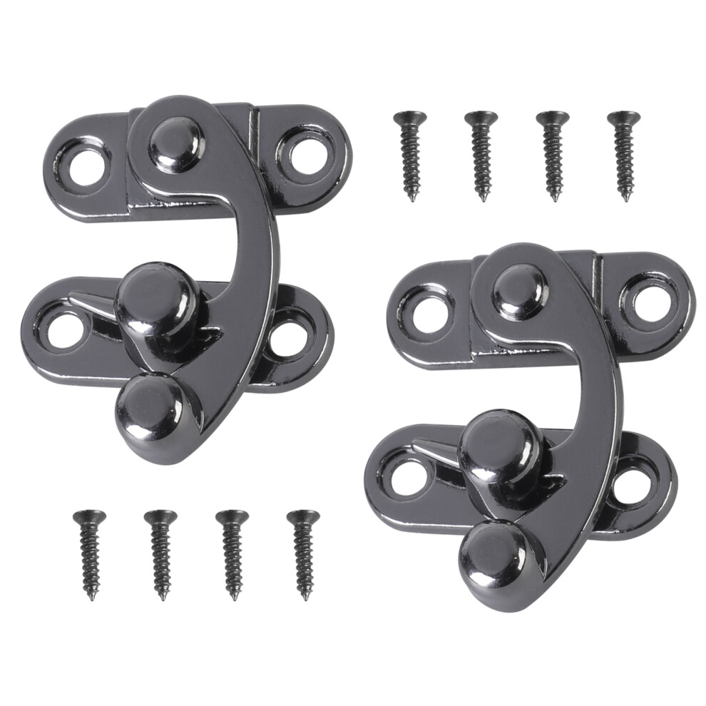 Stylish Zinc Alloy Closures Zinc Alloy Latches For-Right Hook 7704000108218
