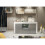 Creative Furniture Aurora Sideboard 145cm - White & Grey Gloss Doors 2