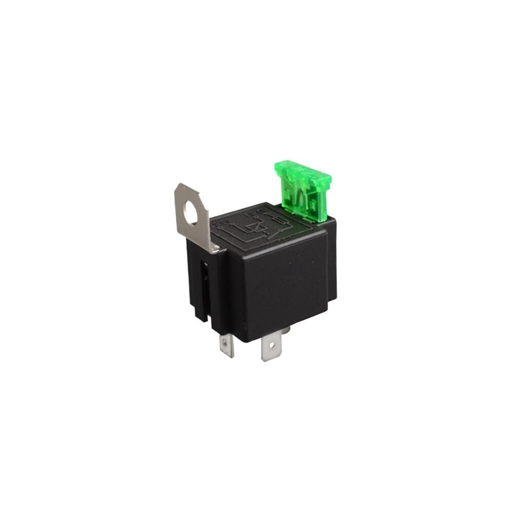 4 Pin 30A Auto Relay With Fuse, 12V Dc Coil, Automotive Fused Relay 9339159999035